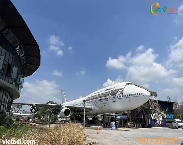 Tour H&agrave; Nội Th&aacute;i Lan - Boeing 747 Cafe Bangkok