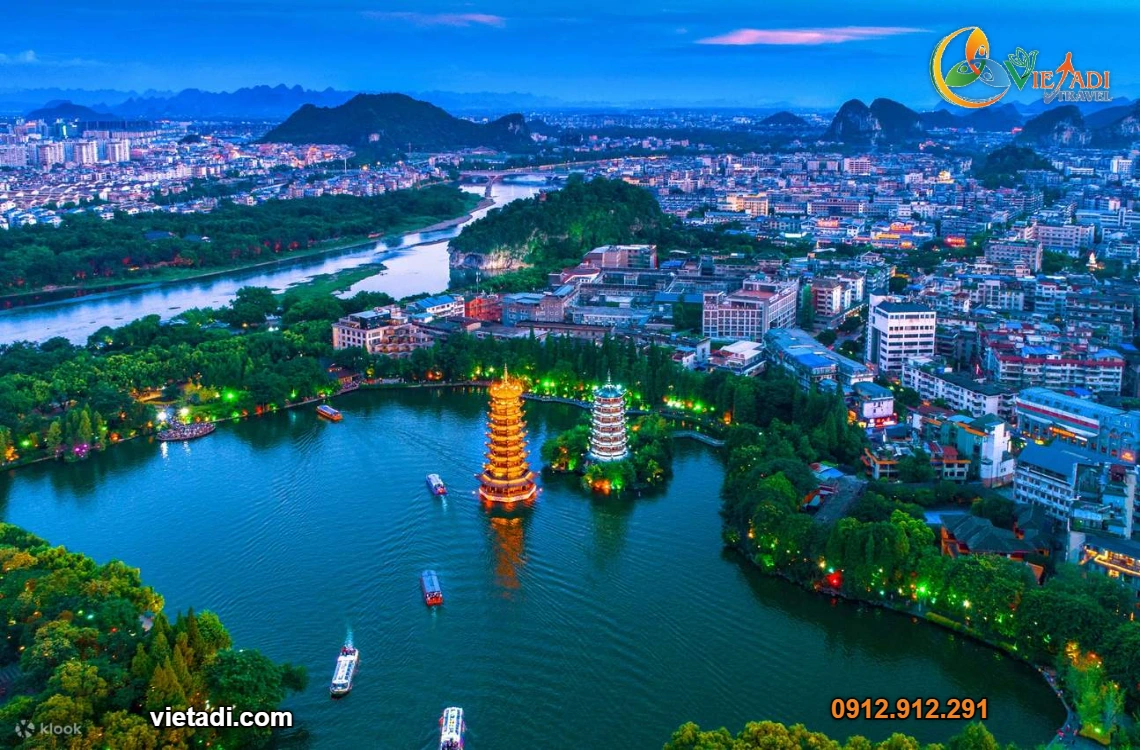 Tour Nam Ninh - Liễu Châu - Quế Lâm - Tân Ninh - Vũ Cương 5 Ngày 4 Đêm - Di Sản Thiên Nhiên Lương Sơn
